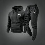 Hot Selling Men's Hooded Sweatshirt Pants Set Casual Tracksuit Streetwear Sportswear Fitness Jogger Outfit 2 Piece Warm Clothing