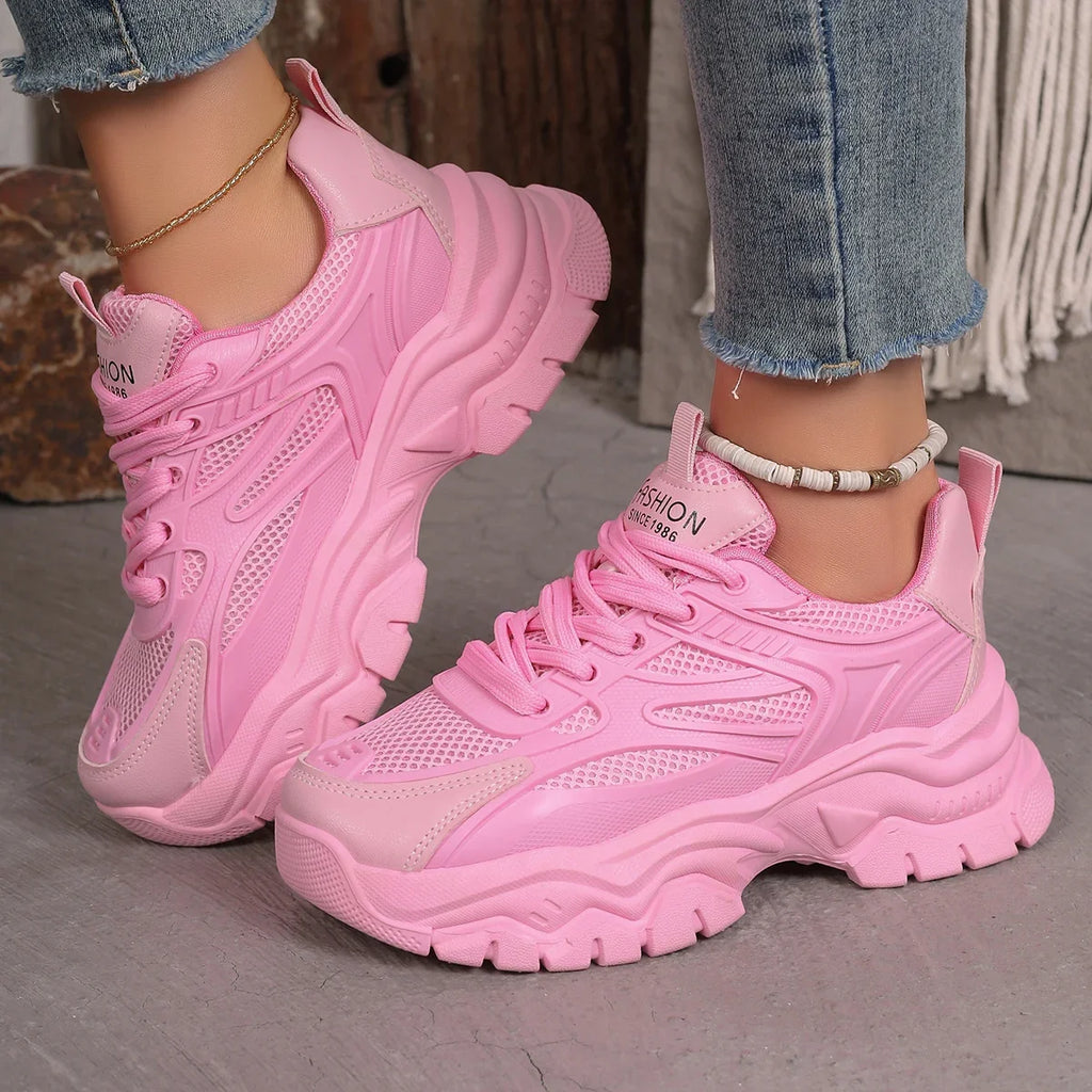 Women Sneakers 2026 New Fashion Chunky Sneakers Women Outdoor Tennis Platform Sports Shoes for Women Lightweight Designer Shoes