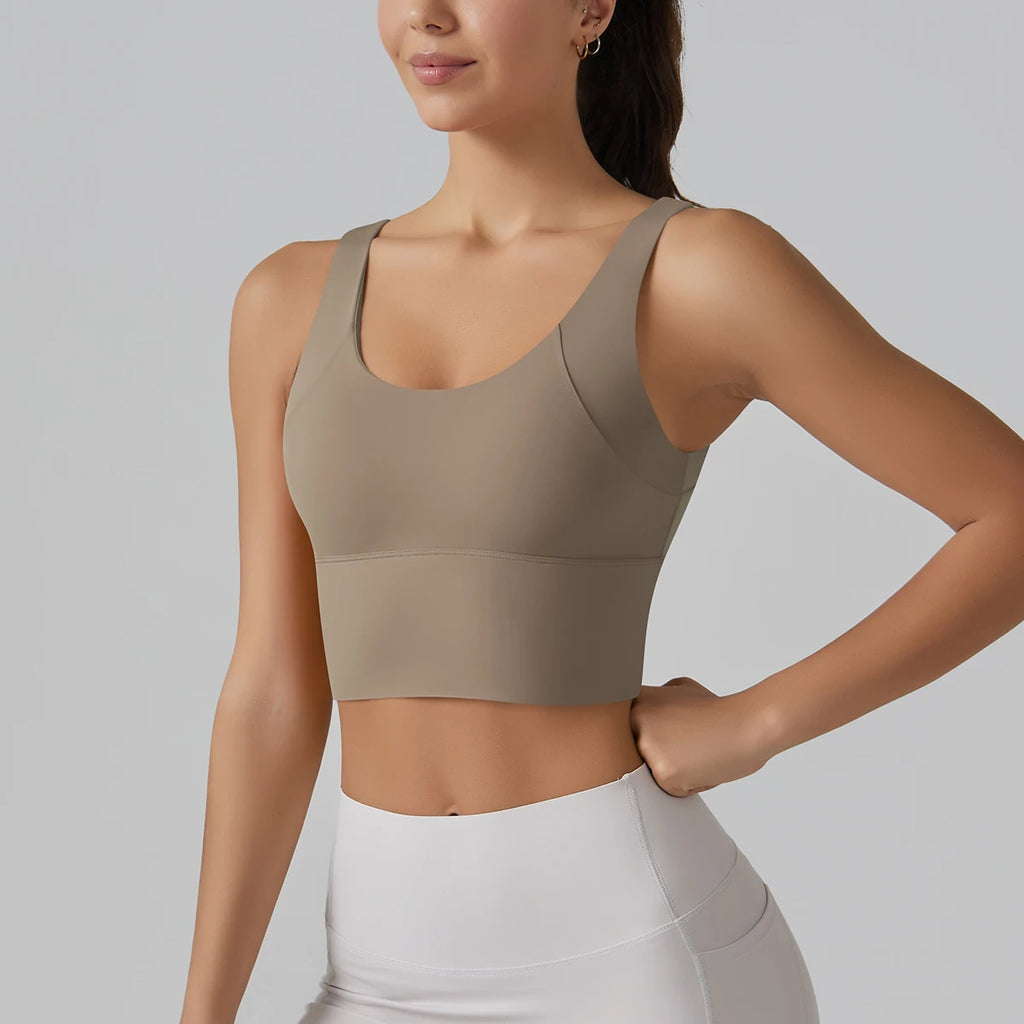 New  Yoga Tank Top Summer Sexy Fitness Yoga  Underwear Women's Sports Bra Push Up Fitness Bra  Running Gym Fitness Tops