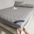 1pc Waterproof Mattress Protector (no Pillowcases), Soft and Breathable Fitted Sheet with Deep Pocket for Single or Double Bed