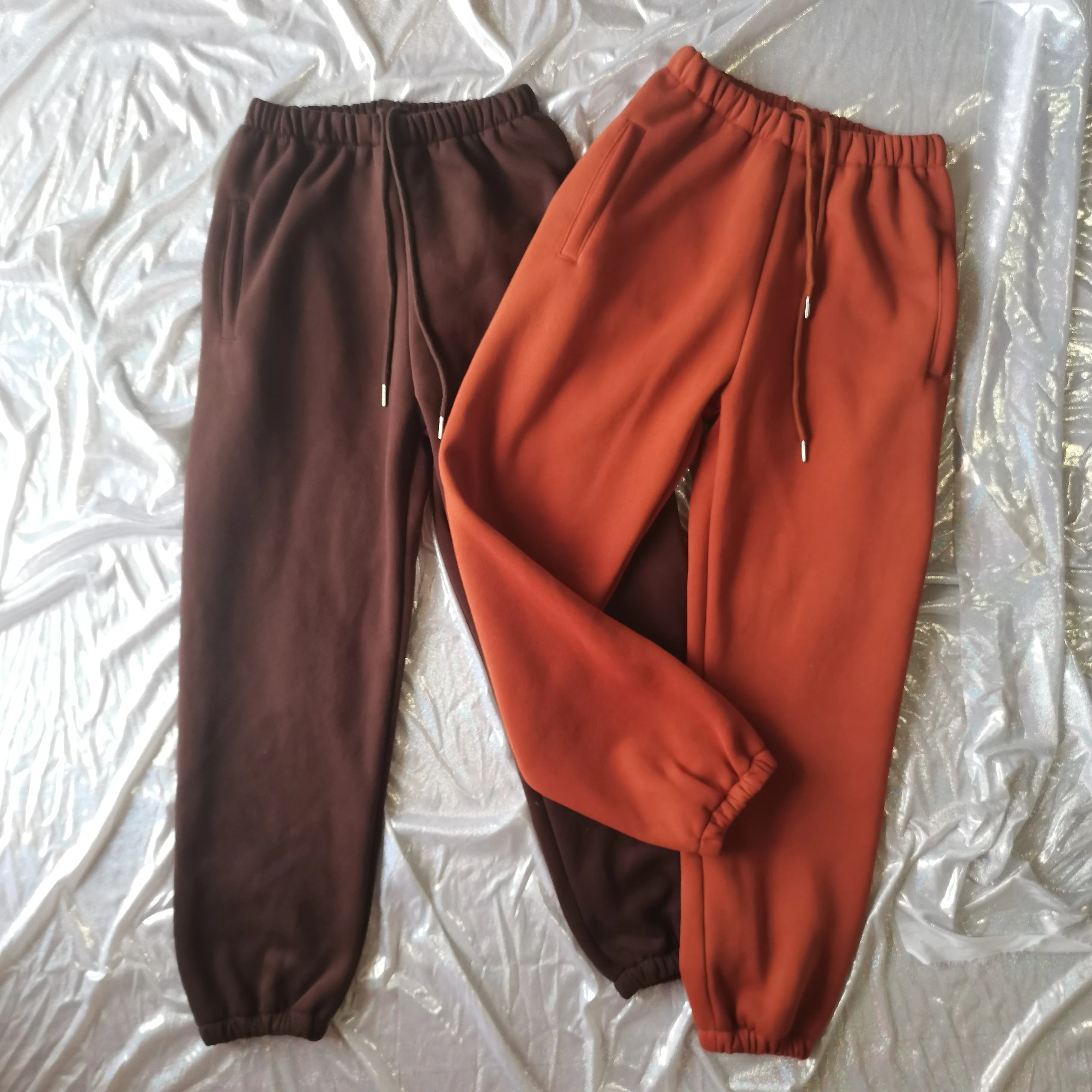 Wholesale Fleece Hoodie with Jogger Pant Sweat Suit Fall Winter 2 Piece Set Tracksuit Women Sports Outfit Two Piece Solid Casual