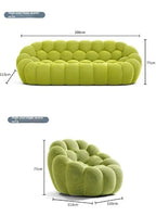 Sofa Cat Claw Fabric Cream Wind Bubble Sofa,sofa set living room furniture sofas for living room sectional sofa home furniture