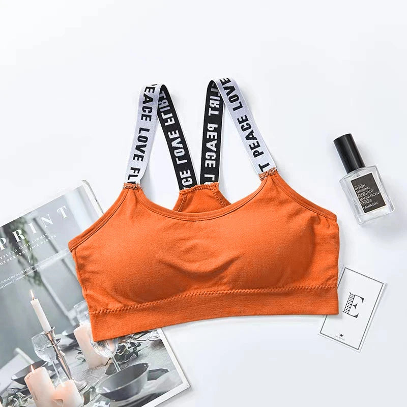 Push Up Sports Bra – Fitness Yoga Tank Top