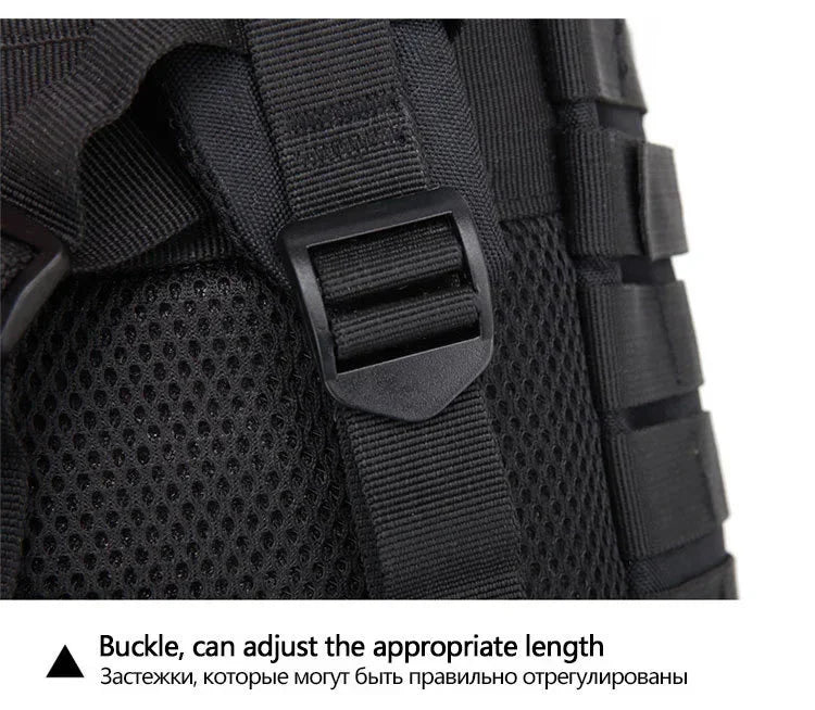 Men 45L Tactical Hiking Backpack Molle Mountaineering Water Resistant Outdoor Camping Trekking Backpacking Bushcraft Travel Rucksack Bug Out Bag Survival Emergency Large Capacity Climbing Cycling Daypack Women Durable Wear Re