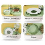 Pet Automatic Feeders 3 Bowl Pet Water Dispenser Feeders Large-diameter Dog Basin Cat Bowls Pet Automatic Feeders Wholesale