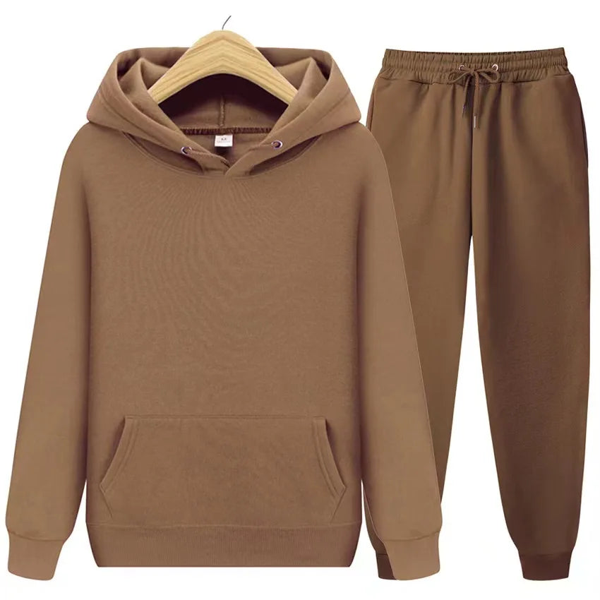 Jogging Women's Tracksuit Casual Women's Sports Suit Loose and Comfortable Daily 2026 Stripe Hoodie Two Piece Set Matching Sets