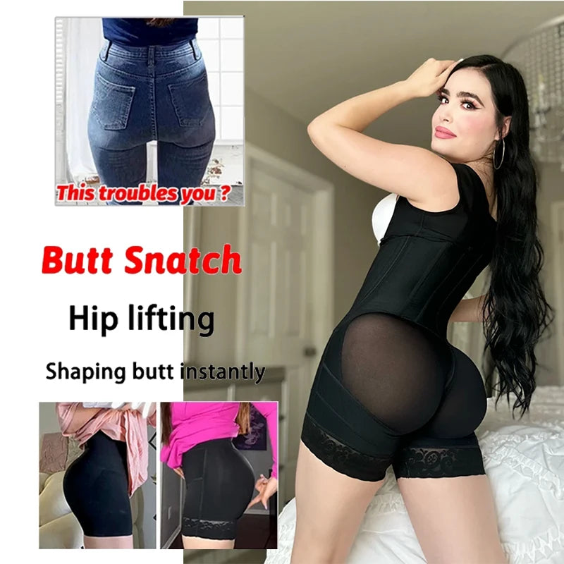 Women High Compression Girdle Shaper Postpartum Belly flat Sheath Waist Trainer  Colombia Abdomen Control Shapewear Secondary image