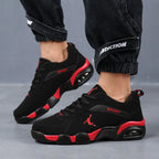 Men's Road Running Shoes, Lace-Up Closure, Suitable for All Seasons, Low-Top Trendy Versatile Hiking Shoes, Tennis Casual Walking Fitness Hiking Shoes - the Perfect Sports Shoe for Outdoor Adventures, Ideal for Sports Enthusi