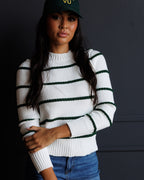 Stitch Stripe Crew