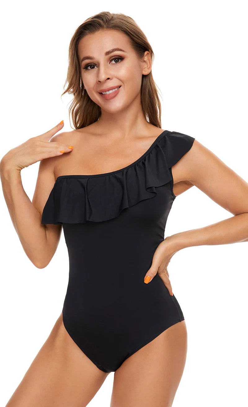 Period Swimsuits One-piece Swimwear Fast Absorption 4-Layer Leak Proof Menstrual Beachwear Period Panties Women's Underwear
