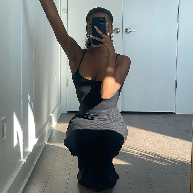 Satin Slip Sleeveless Backless Maxi Dress Women 2026 Y2k Summer Bodycon Elegant Sexy Outfits Ladies Birthday Party Club Sundress
