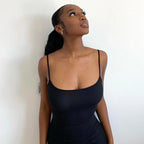 Satin Slip Sleeveless Backless Maxi Dress Women 2026 Y2k Summer Bodycon Elegant Sexy Outfits Ladies Birthday Party Club Sundress