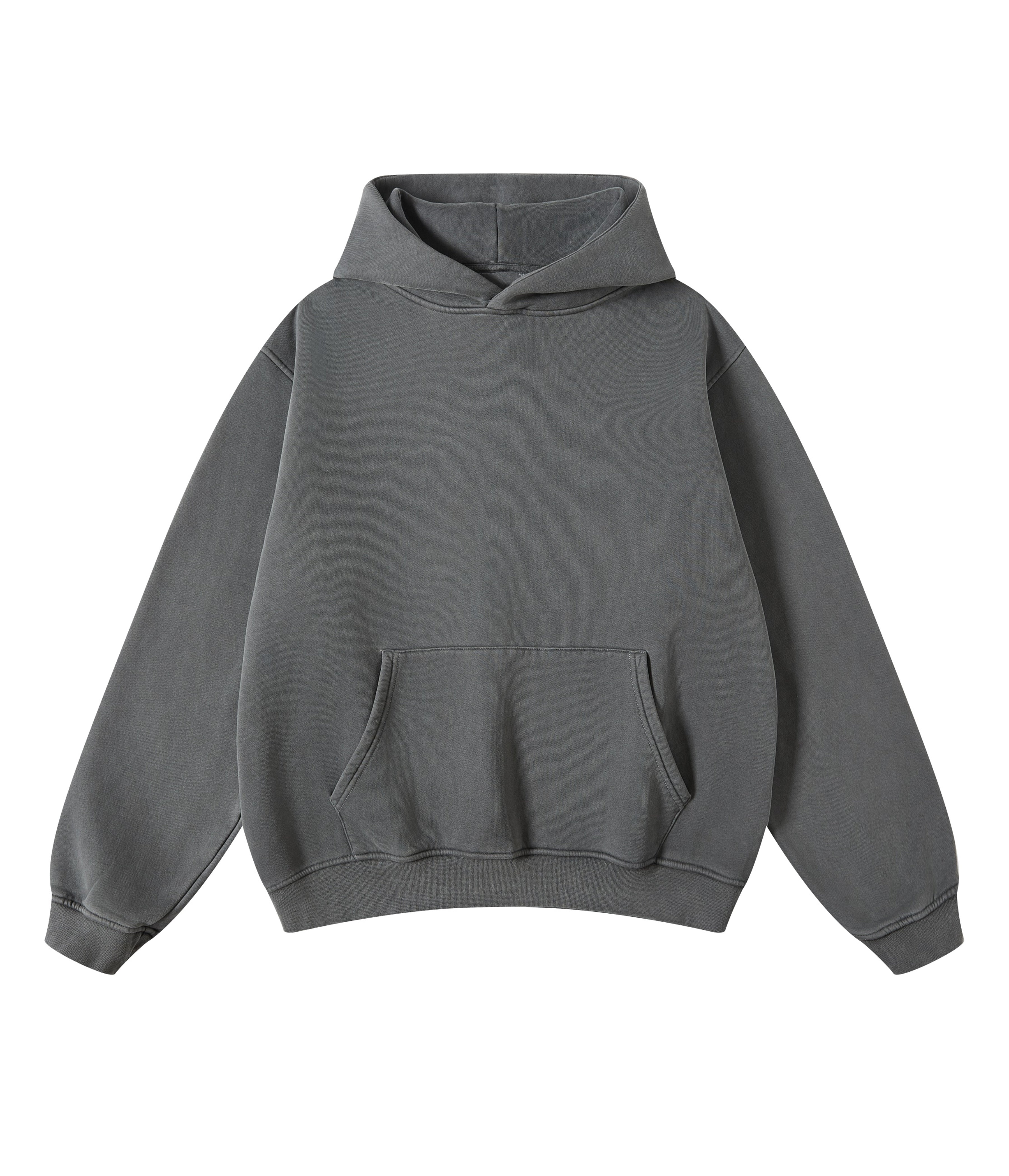 GREY VINTAGE HOODIE