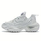 Men'S Breathable Running Shoes - Lightweight Sneakers with Cushioned TPU Sole, Lace-Up Closure, Non-Slip Rubber Outsole - All-Season Gym, Jogging, Gym Footwear, Striped Design, Comfortable Fit, Fitness Enthusiasts