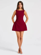 Ashan Slim-fitting Backless Dress