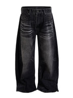 NOIR BAGGY DENIM