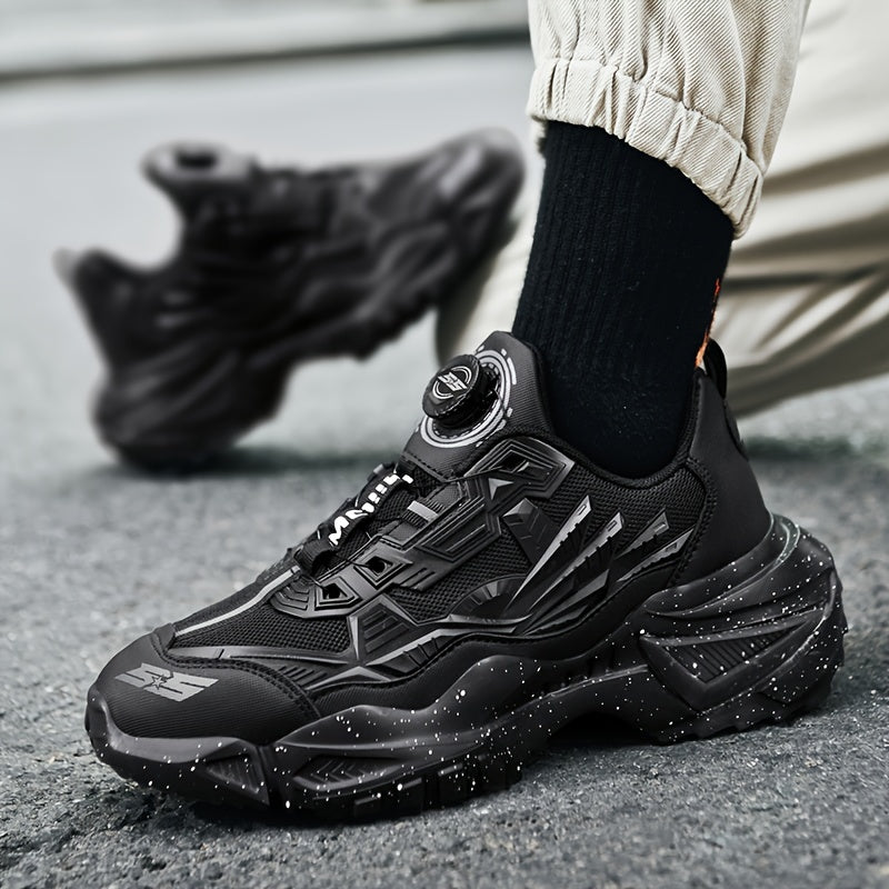 Men'S Breathable Running Shoes - Lightweight Sneakers with Cushioned TPU Sole, Lace-Up Closure, Non-Slip Rubber Outsole - All-Season Gym, Jogging, Gym Footwear, Striped Design, Comfortable Fit, Fitness Enthusiasts Secondary image