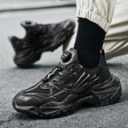 Men'S Breathable Running Shoes - Lightweight Sneakers with Cushioned TPU Sole, Lace-Up Closure, Non-Slip Rubber Outsole - All-Season Gym, Jogging, Gym Footwear, Striped Design, Comfortable Fit, Fitness Enthusiasts