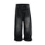 NOIR BAGGY BIKER DENIM