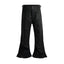 WAXED FLARE BIKER DENIM
