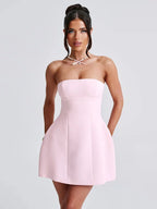 Daisy Summer Tube Dress - Floral Chic for Sunny Days