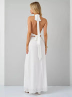 Fredrick Halterneck V-Neck Dress