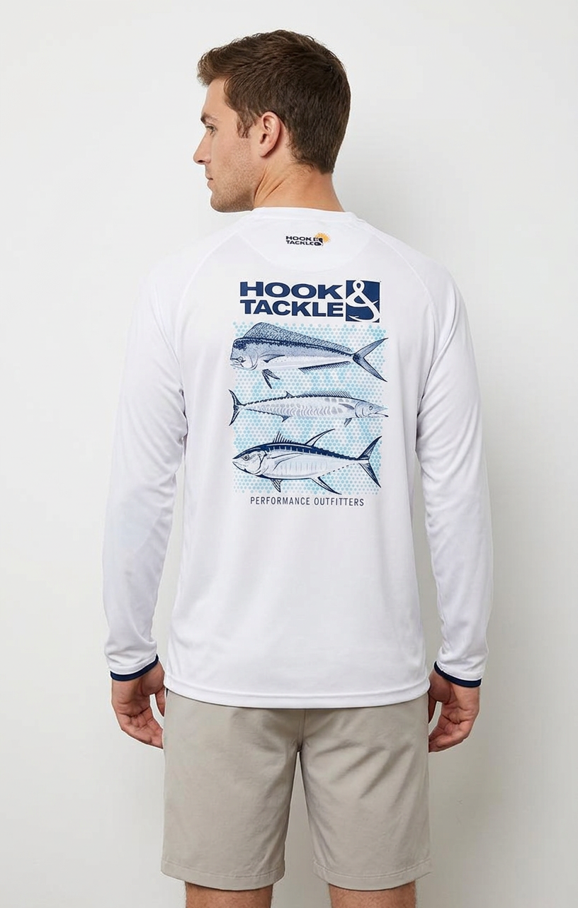 Men's Three's Company L/S UV Fishing Shirt Secondary image