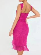 Ifeanyi Summer Slim Skinny Sleeveless Dress