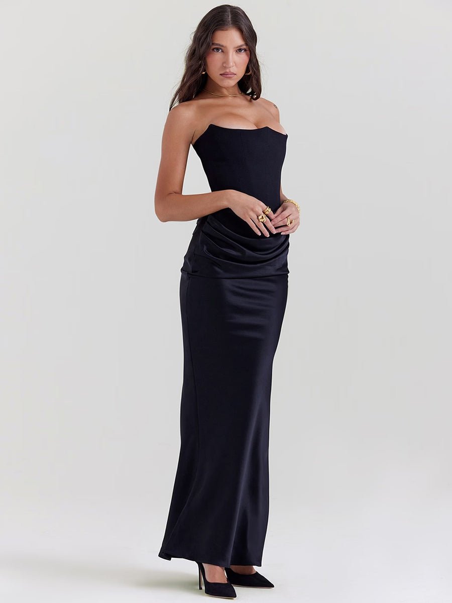 Isaiah Slim Tube Top Long Dress Secondary image