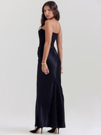 Isaiah Slim Tube Top Long Dress