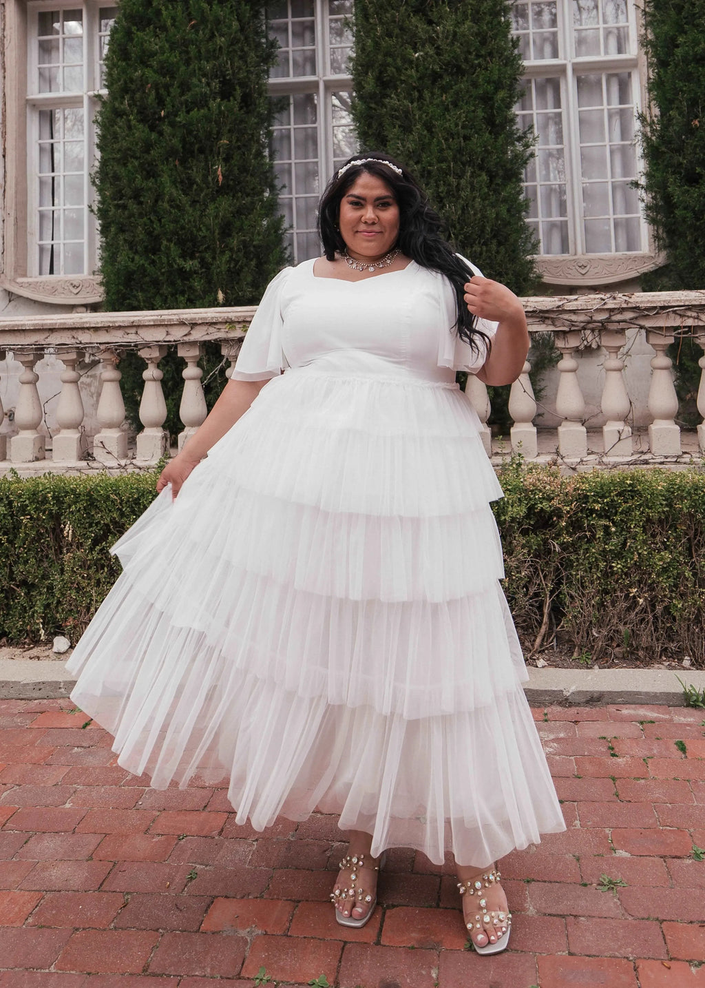 Allegro Dress White
