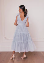 Jeanne Dress Dusty Blue