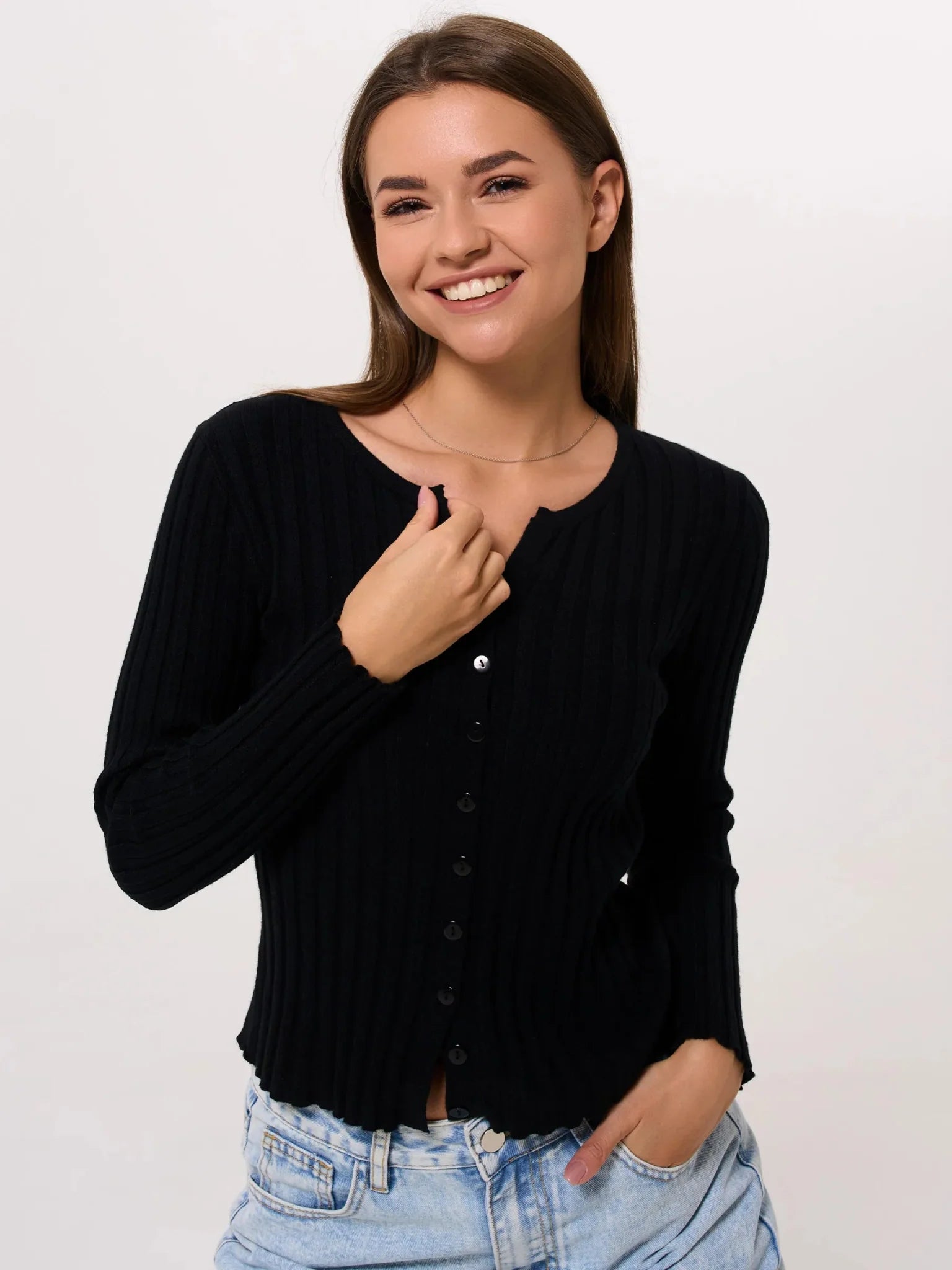 Kalani Slim Thin Sweater Lightweight Stylish