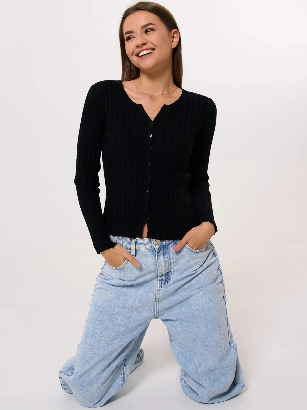 Kalani Slim Thin Sweater Lightweight Stylish