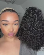 Short Curly Bob Wigs Human Hair 180% Glueless Brazilian Closure Frontal Wigs Without Glue Pre Cut Lace Wigs For Women On Sale