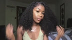 13x6 Lace Front Human Hair Wigs For Girls Deep Curly Wig Kinky Hairline With Yaki Kinky Edges Baby Hair PrePlucked 13x4 Lace Wig