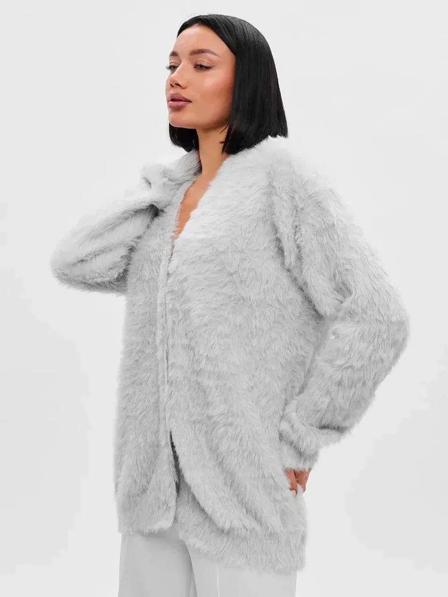 Cozy Priya Loose V-neck Sweater - Fall Essential