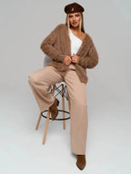 Cozy Priya Loose V-neck Sweater - Fall Essential
