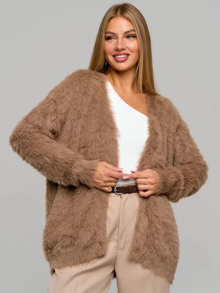 Cozy Priya Loose V-neck Sweater - Fall Essential
