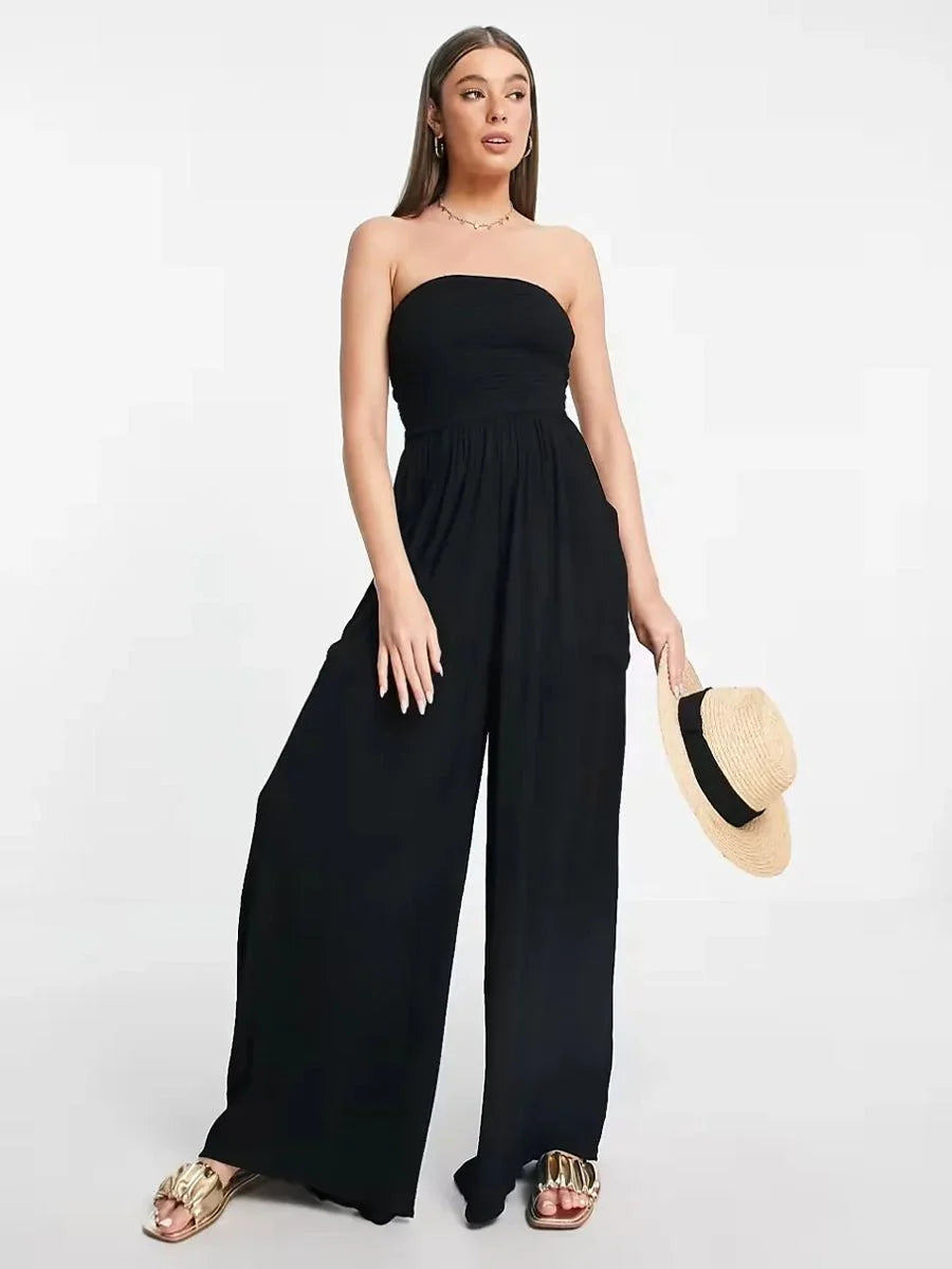 Stylish Samir Loose Tube-top Jumpsuit Main image
