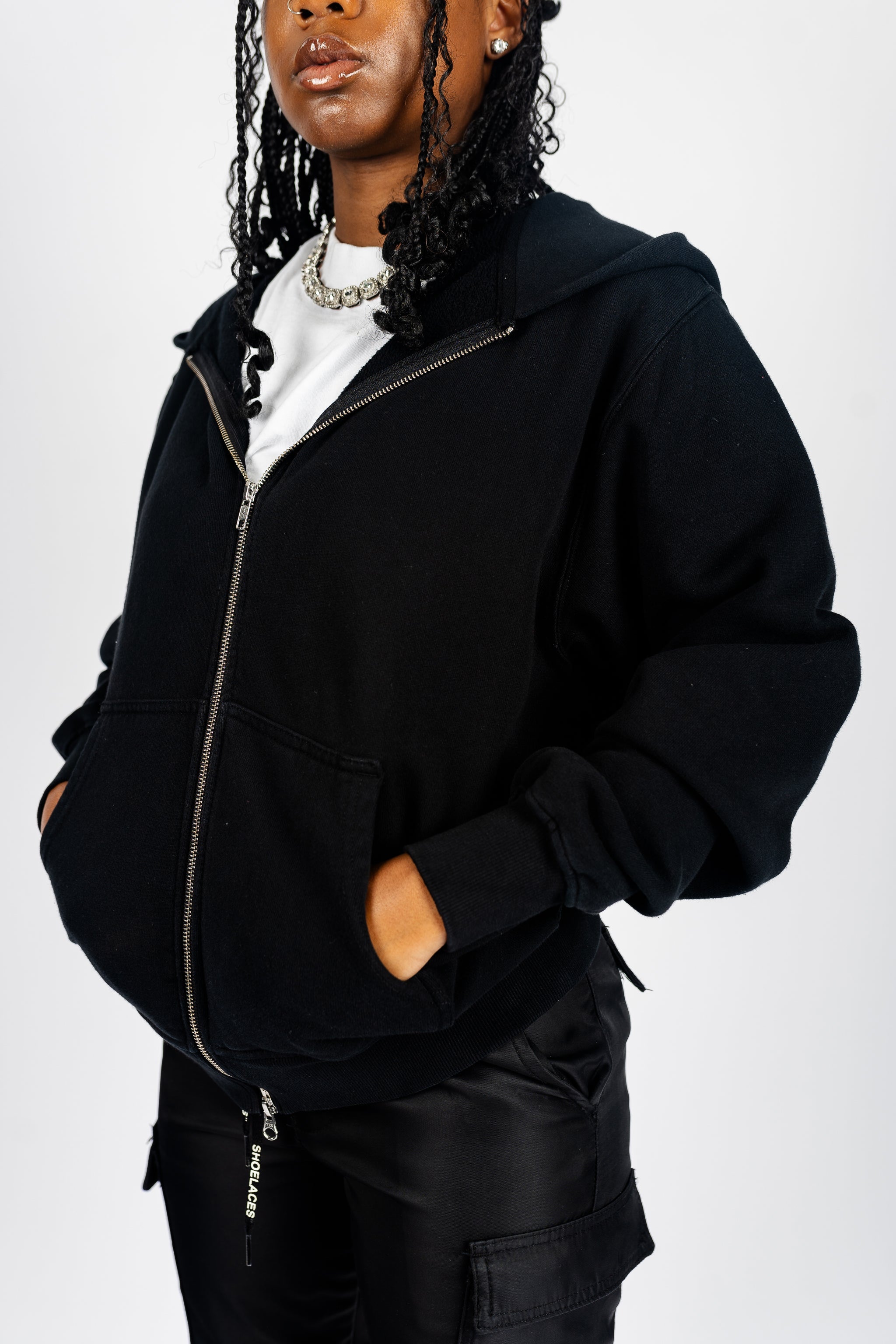 Garment Dye Zip Up Fleece Secondary image