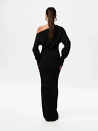 Stella Knitted Evening Dress: Knitted Elegance