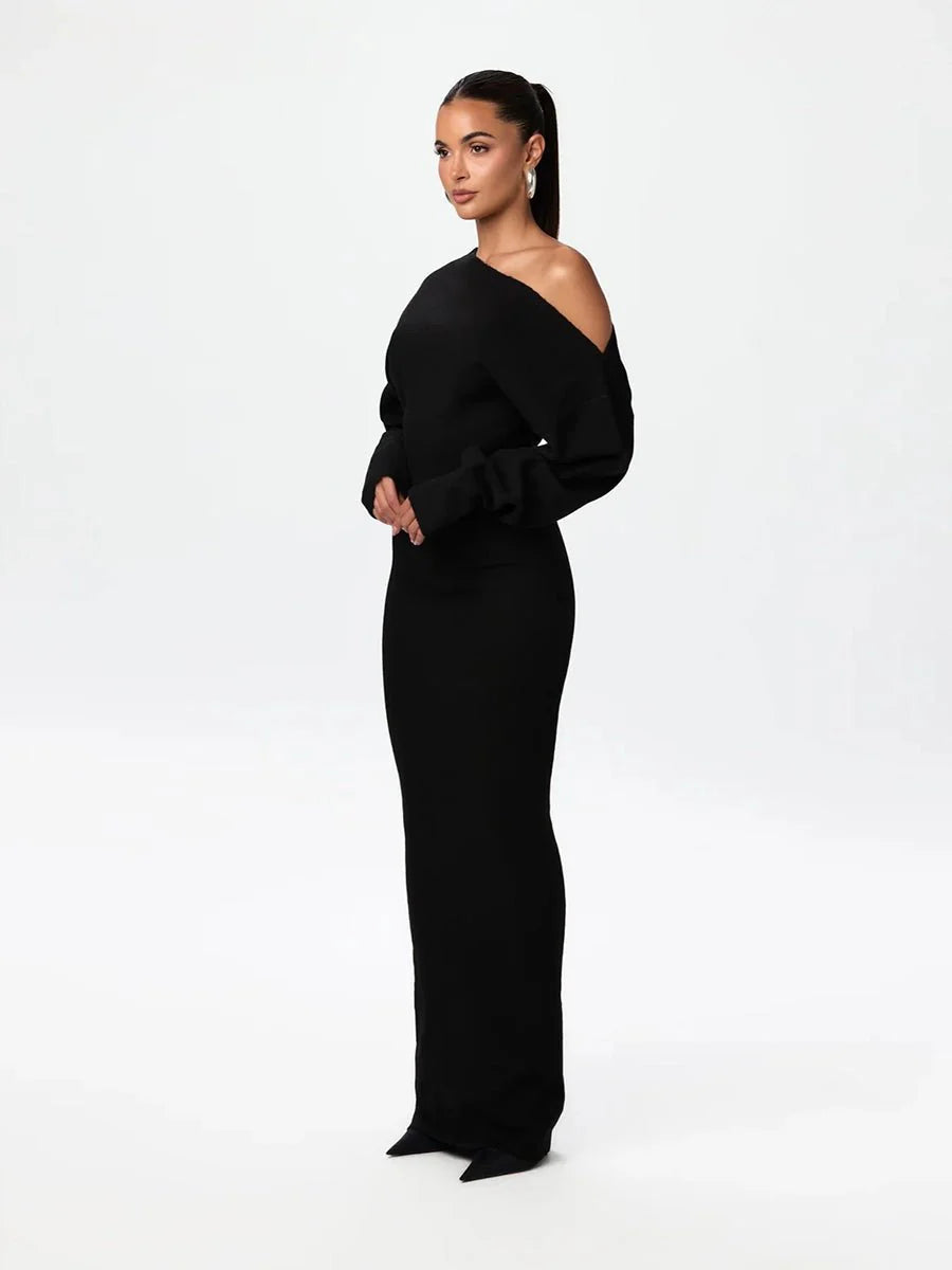 Stella Knitted Evening Dress: Knitted Elegance Secondary image