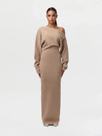 Stella Knitted Evening Dress: Knitted Elegance