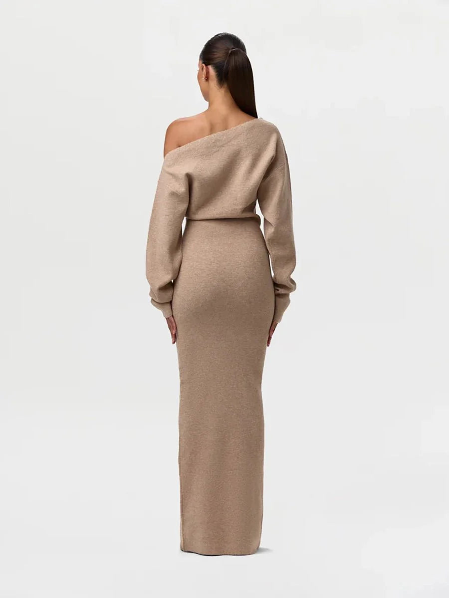 Stella Knitted Evening Dress: Knitted Elegance