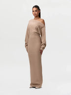 Stella Knitted Evening Dress: Knitted Elegance